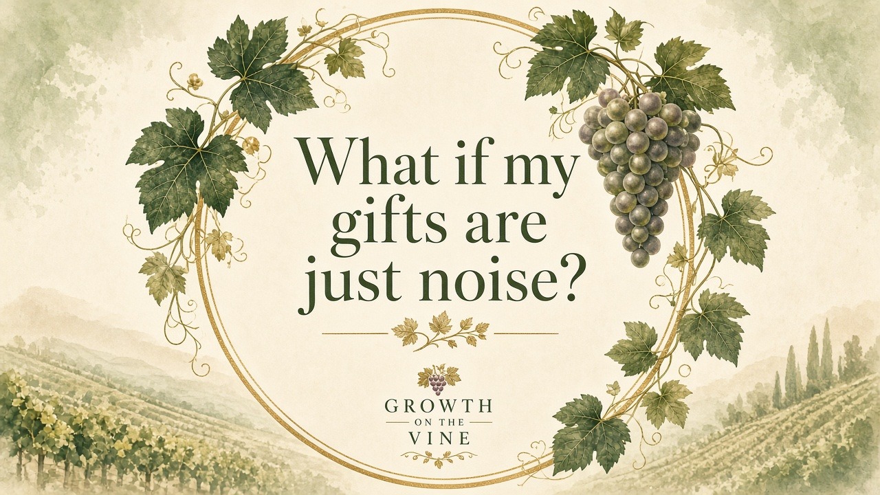 What if my gifts are just noise?
